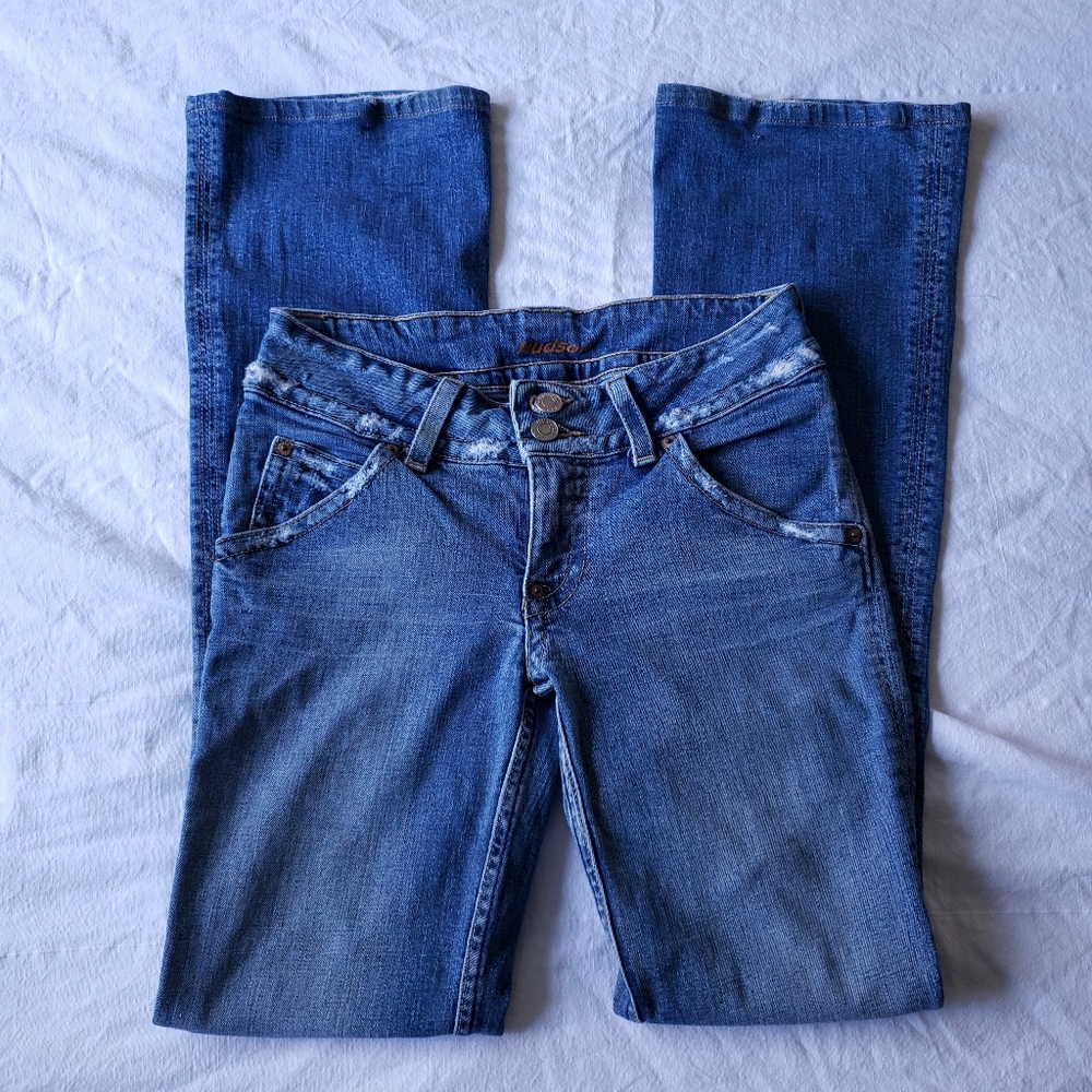 Hudson Collin Flap Flared Jeans 27